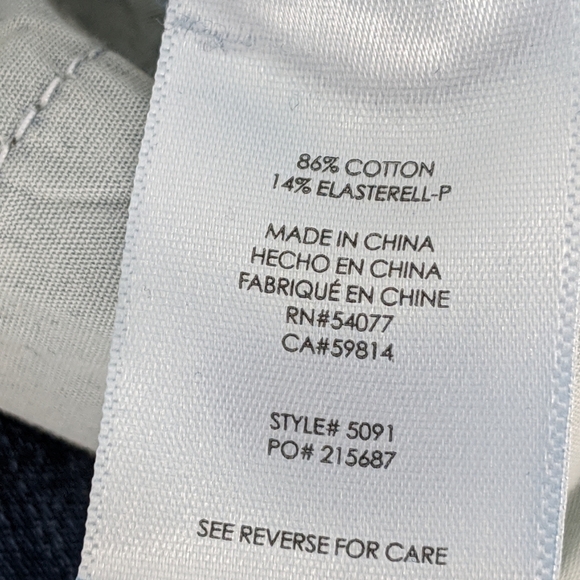 Cabi Jeans Womens Distressed Curvy Skinny Sz 6 - Picture 5 of 10